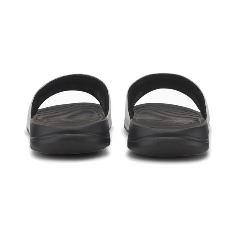 PUMA Popcat Kids' Slippers White Black Teenagers-3