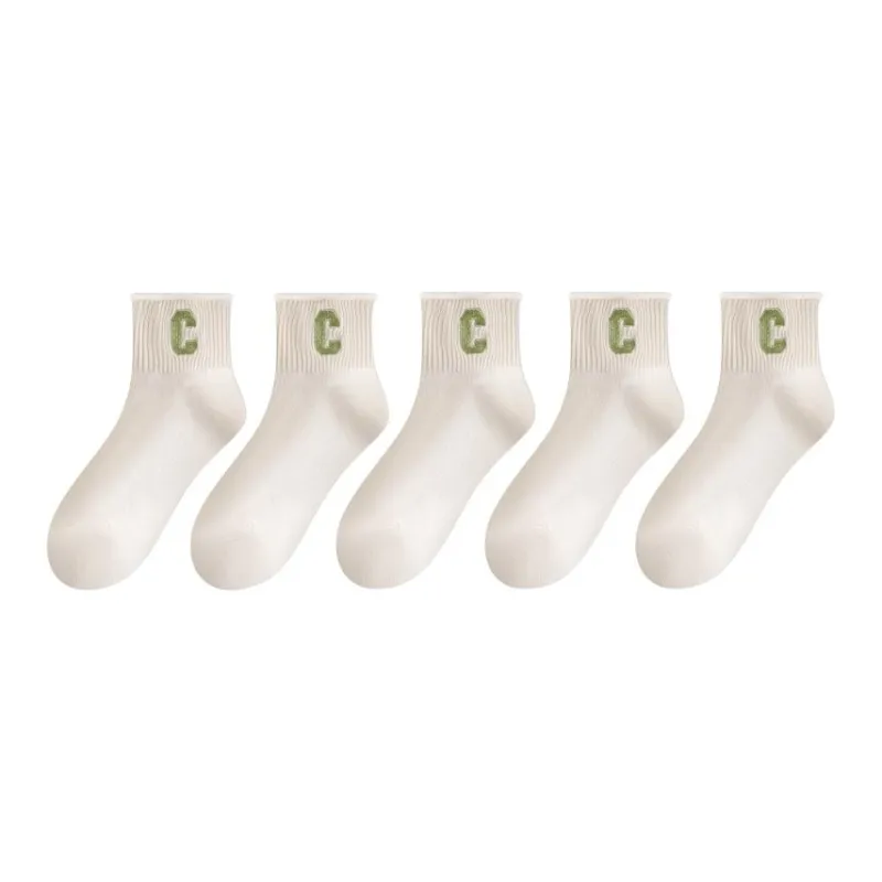 ROBINHOOD Mid Calf Socks Women's 5 Pack-24