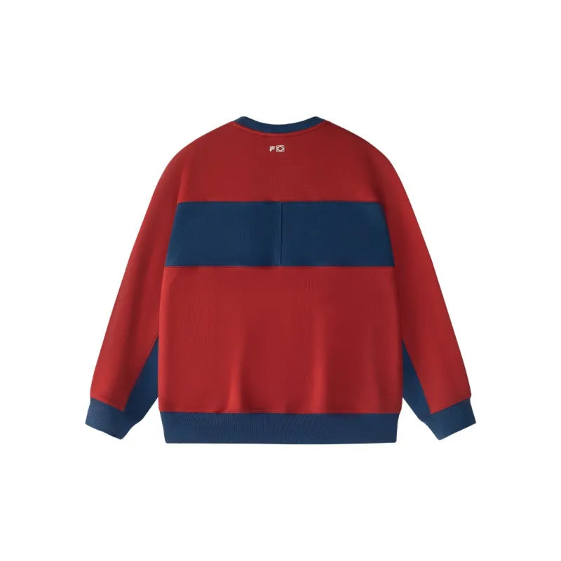 FILA FUSION Sweatshirt Men's Wine Milk Red-1