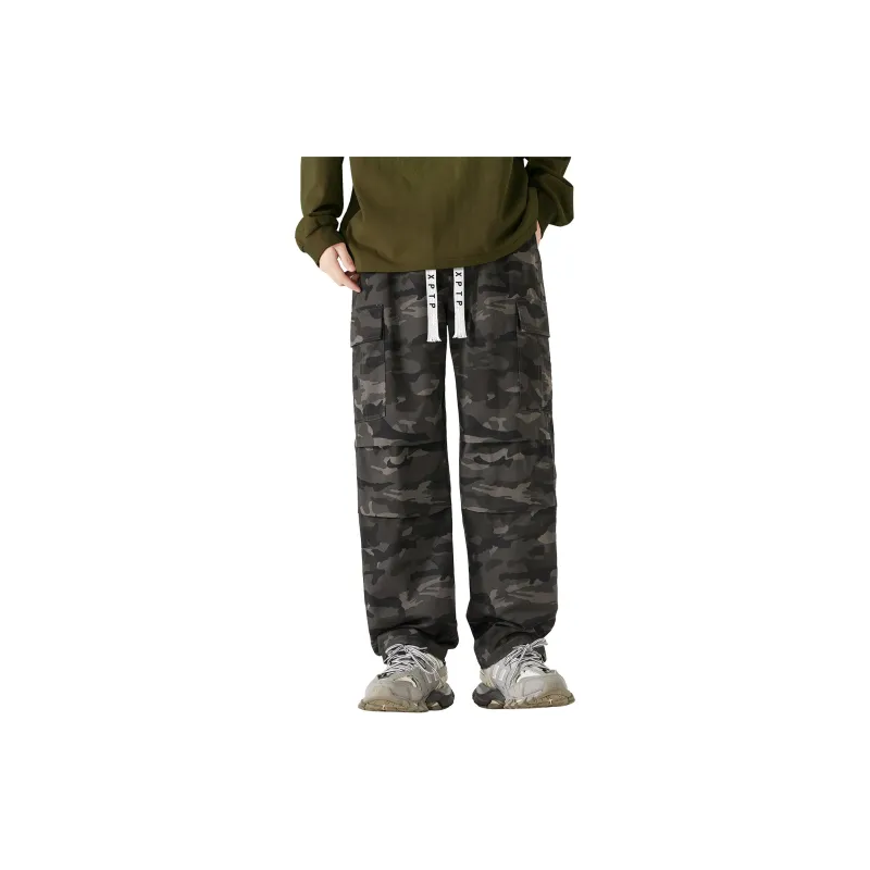NXPTP Casual Pants For Spring And Fall Unisex-3