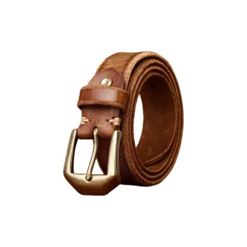 JEANSWEST Cow Leather Belts Men's 3.8cm
