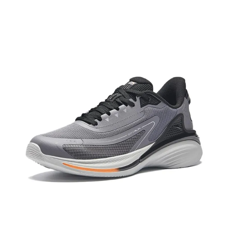 CHAOJIANTA Anti Slip Wear Resistant Low Top Casual Running Shoes Men's Gray Black-1