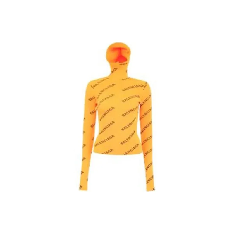 Balenciaga Sweater Regular Women's Orange-12