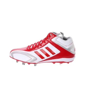 Adidas Adipure Slip-Resistant Mid-Top Training Shoes Unisex White Red