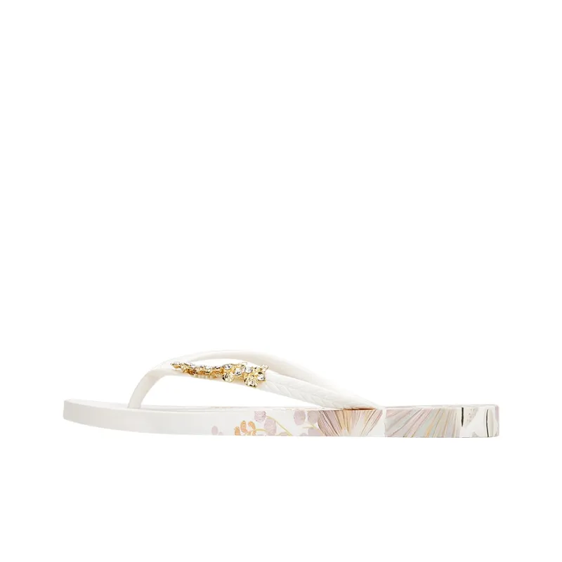 HOTMARZZ Flip Flops Women's White-0