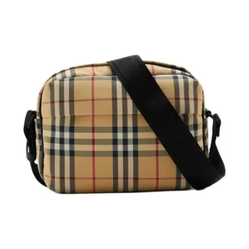 Burberry Nylon Shoulder Bag, Crossbody Bag Men's Archive Beige