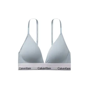 CALVIN KLEIN Modern Gravity Band Bra Women's Misty Blue