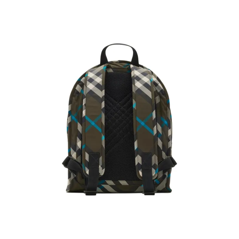 Burberry Shield Polyamide Backpack Men's Green-2