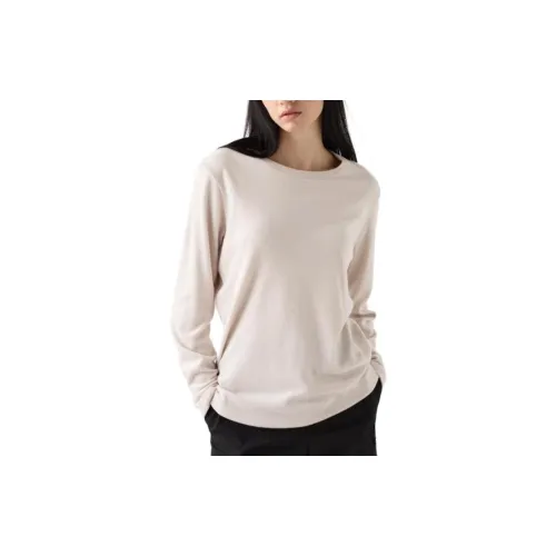 UNIQLO T-Shirts Women's Light Beige