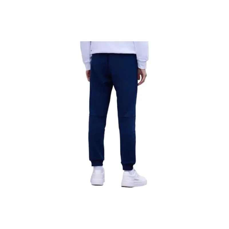 QIAODAN Knitted Sports Pants Men's College Jacaranda-2
