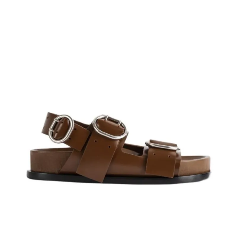 JIL SANDER Strap Sandals Women's Brown-1