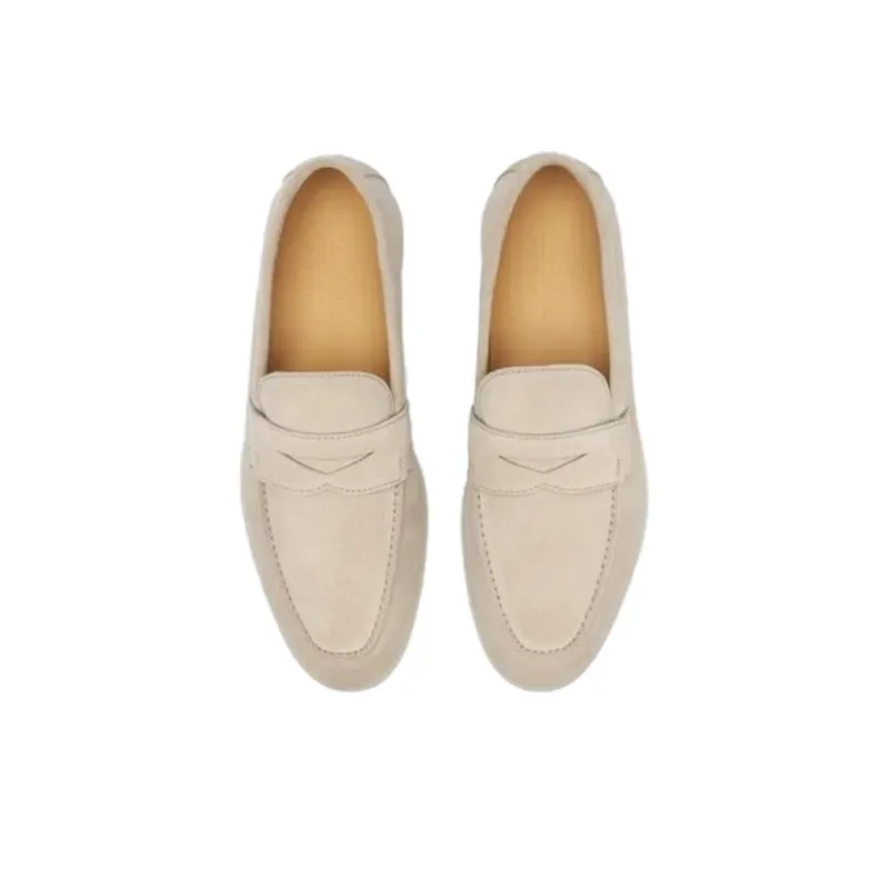 SCAROSSO Luciano Almond Toe Loafers-3