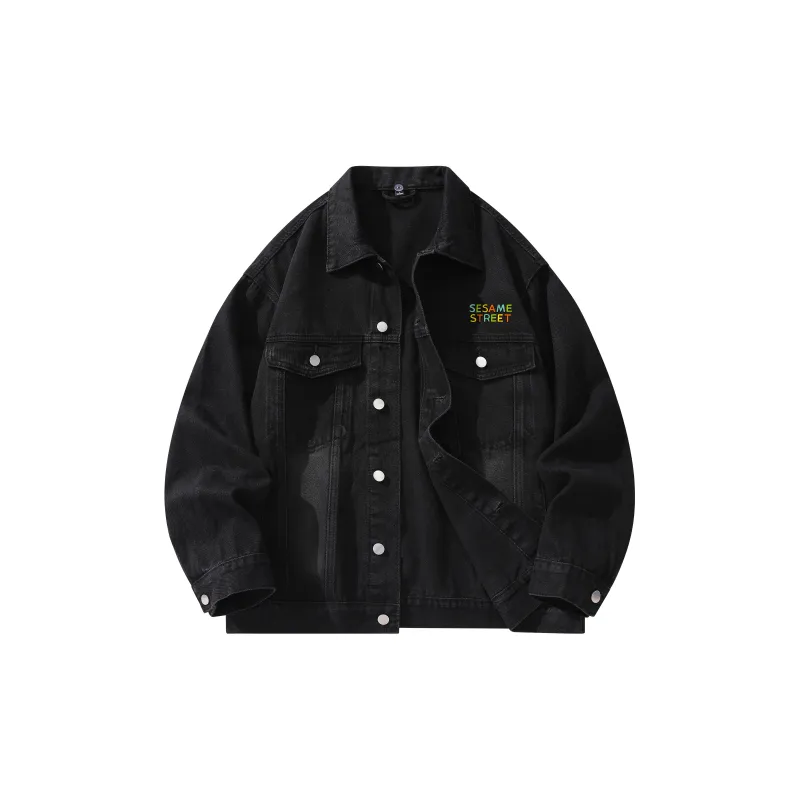 SESAME STREET Denim Jacket Unisex-1