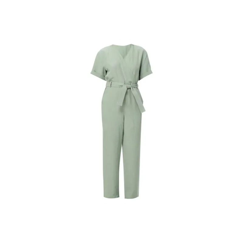 WOOLRICH V-Neck Wrap Jumpsuit-5