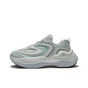 FILA FUSION BUZZARD Meteor Shoes Slip Resistant Low Top Casual Shoes Women's Gray Blue