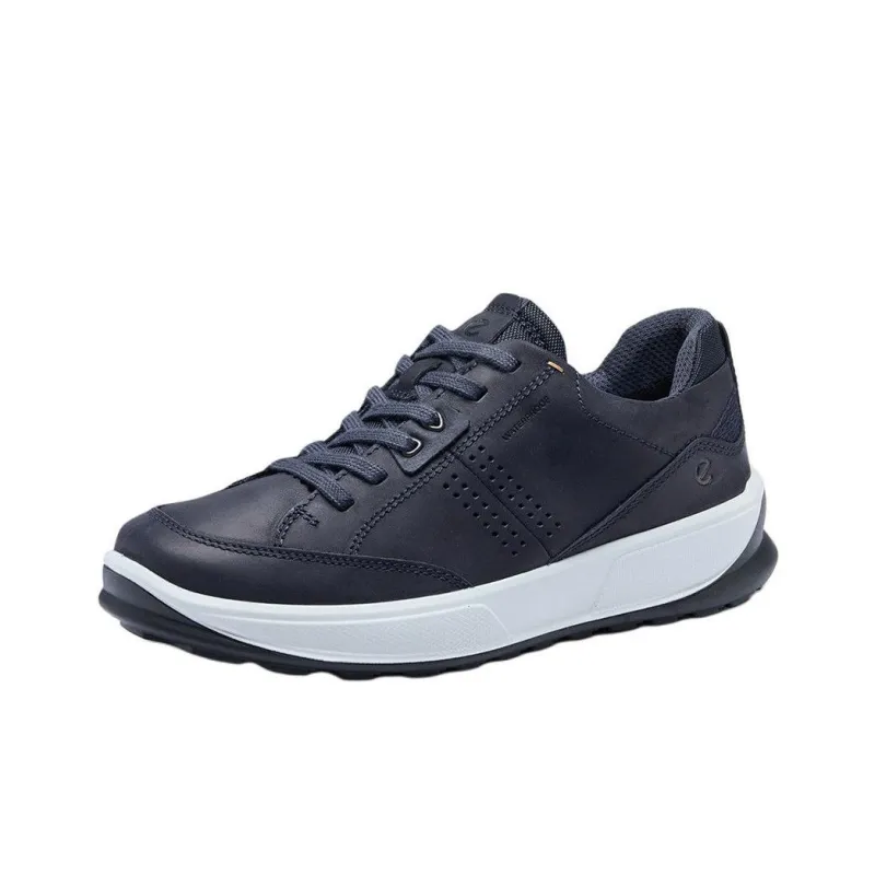 Ecco Low Top Casual Shoes Men's Marine Blue-2