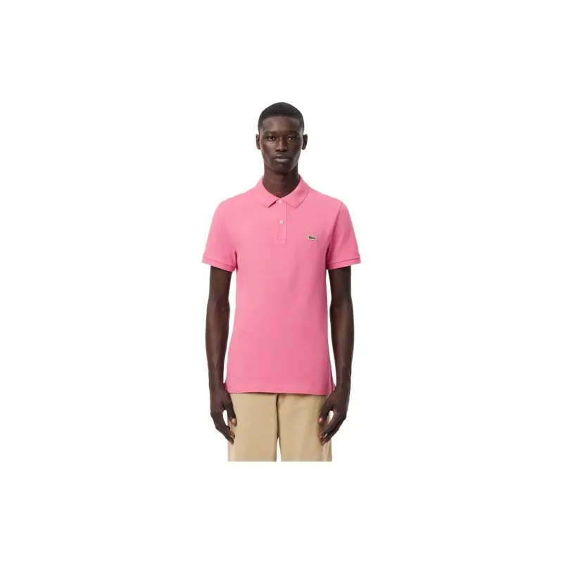 LACOSTE Polo Shirt Men's Acacia Pink-2