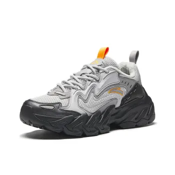 Anta Life Collection Wear Resistant Cushioning Lightweight Low Top Casual Shoes Men's Gray Black