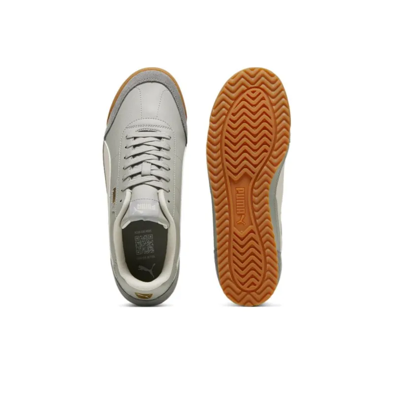 PUMA Turino Anti-Slip Wear-Resistant Low-Top Casual Shoes Unisex Gray White-4