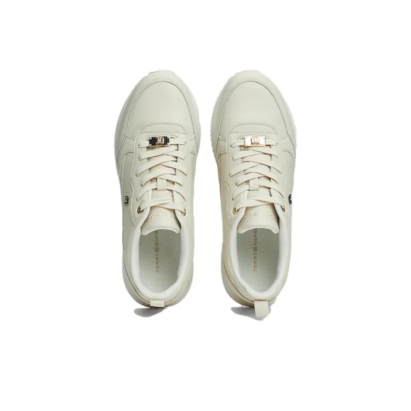 Tommy Hilfiger Wear Resistant Low Top Casual Shoes Women's Beige-3