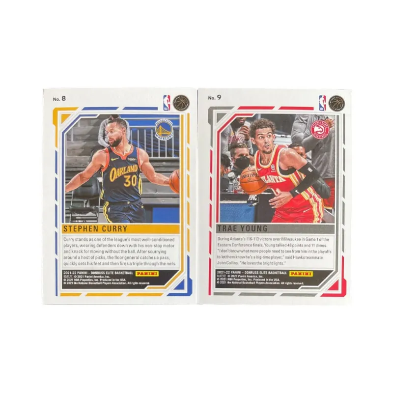 PANINI 2021 22 Elite Elite Curry+Steph Yang Star Player Cards Universal Acceptance Sports Cards 2 Pcs-1