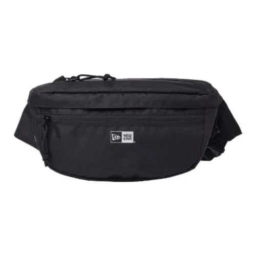 New Era MLB Collaboration Fabric One Shoulder Crossbody Fanny Pack Regular Unisex Black