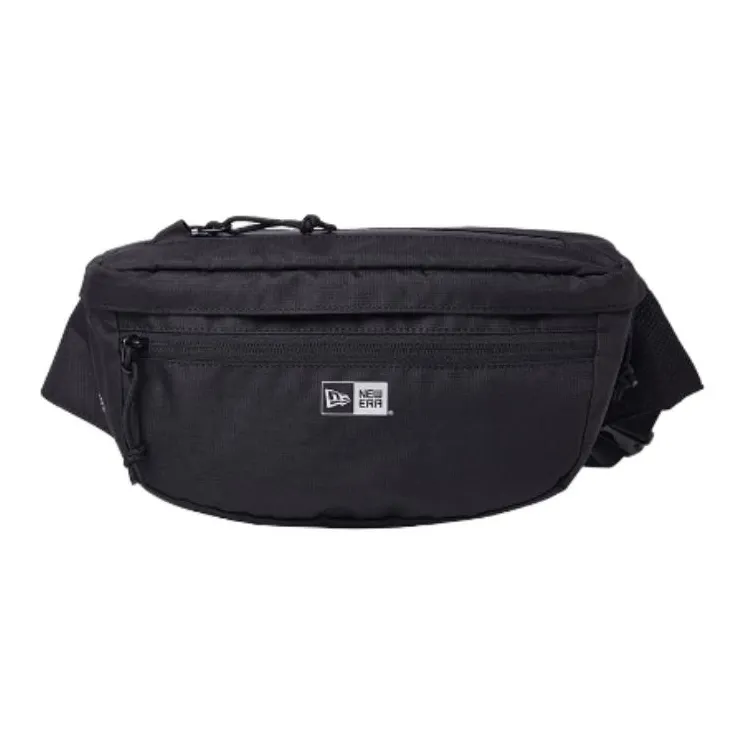 New Era MLB Collaboration Fabric One Shoulder Crossbody Fanny Pack Regular Unisex Black-0