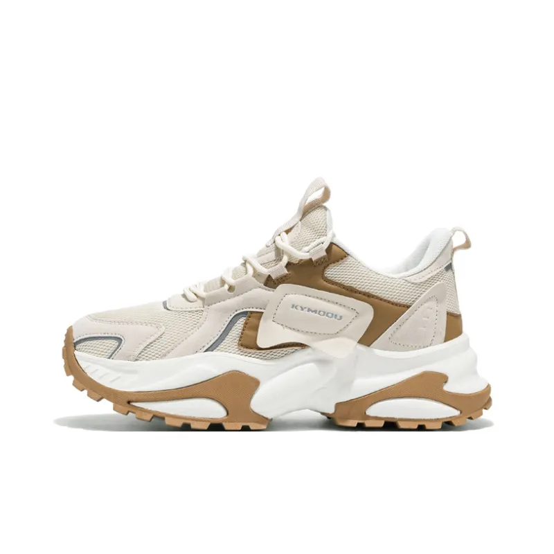 KYMOOU Anti-Slip And Wear-Resistant Height Increasing Low-Top Chunky Sneakers Unisex-0