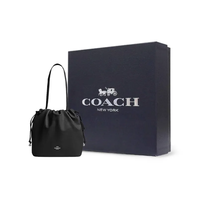 COACH Faye Cow Leather Tote Bag, Shopping Bag, Shoulder Bag, Handbag Tubas Women's Black-5