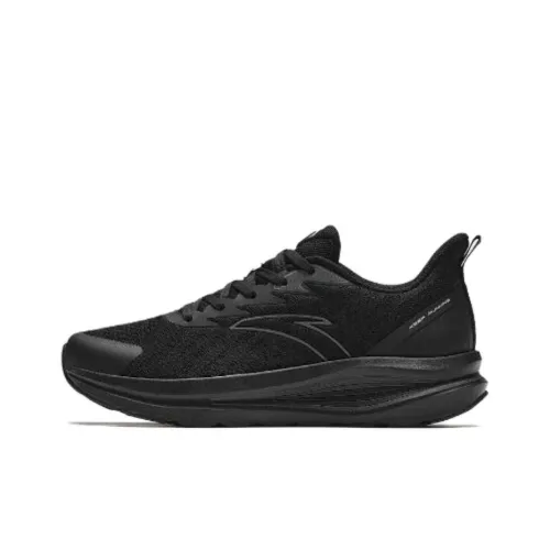 Anta Cloud Journey Anti-Slip Wear-Resistant Low-Top Casual Running Shoes Men's Black