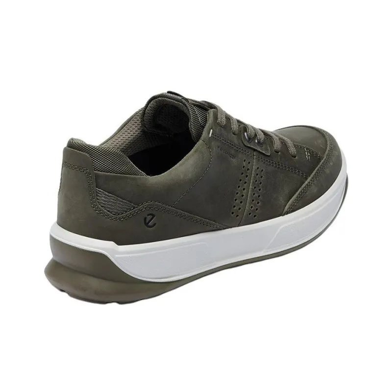 Ecco Wear Resistant Low Top Casual Shoes Men's Army Green-5