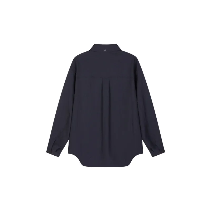 CROQUIS Shirt Men's Black Navy Blue-1