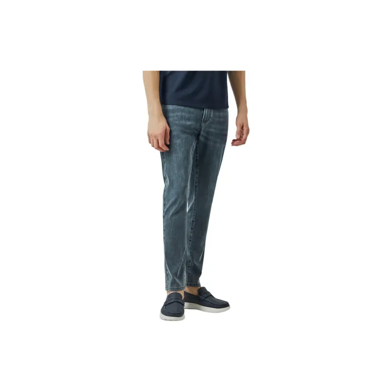 DIKENI Jeans Men Light Gray-3