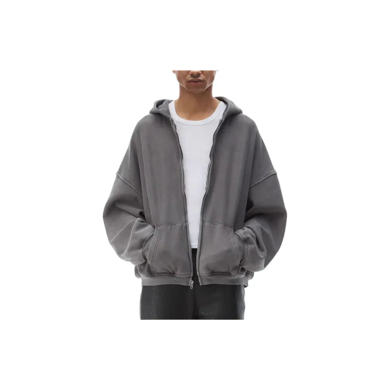 Alexander Wang FW24 Sweatshirt Unisex Washable Granite-1