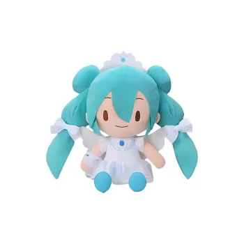 SEGA Hatsune Miku Sitting Posture SP 15 Anniversary Dolls Plush Doll 27cm Height