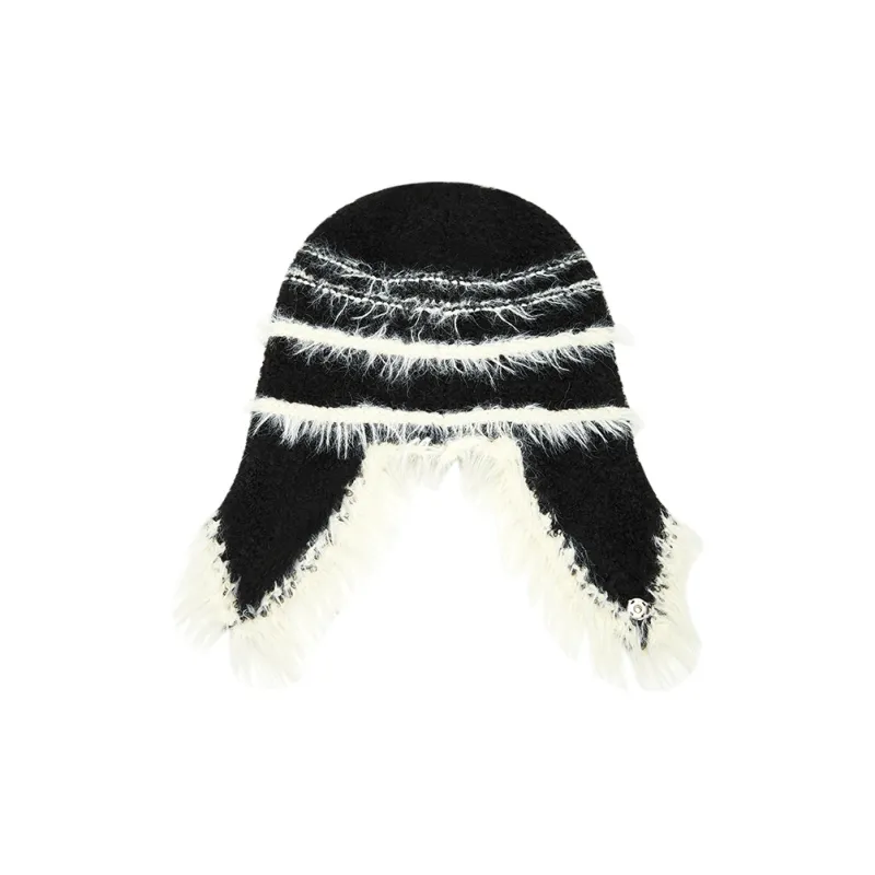 MUYKUY Cotton Acrylic Blend Beanies Women's-12