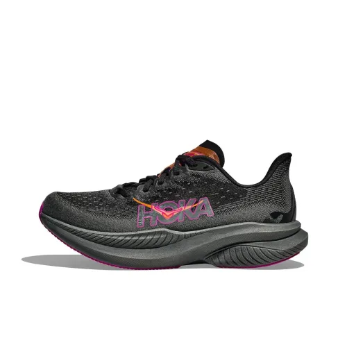 HOKA ONE ONE MACH 6 Running Shoes Women's Low-Top Black/Purple/Orange