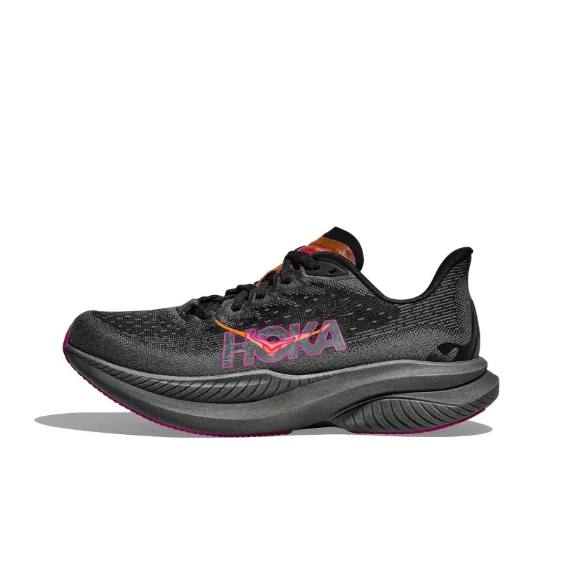 HOKA ONE ONE MACH 6 Anti-Slip Wear-Resistant Low-Top Running Shoes Women's Black-0