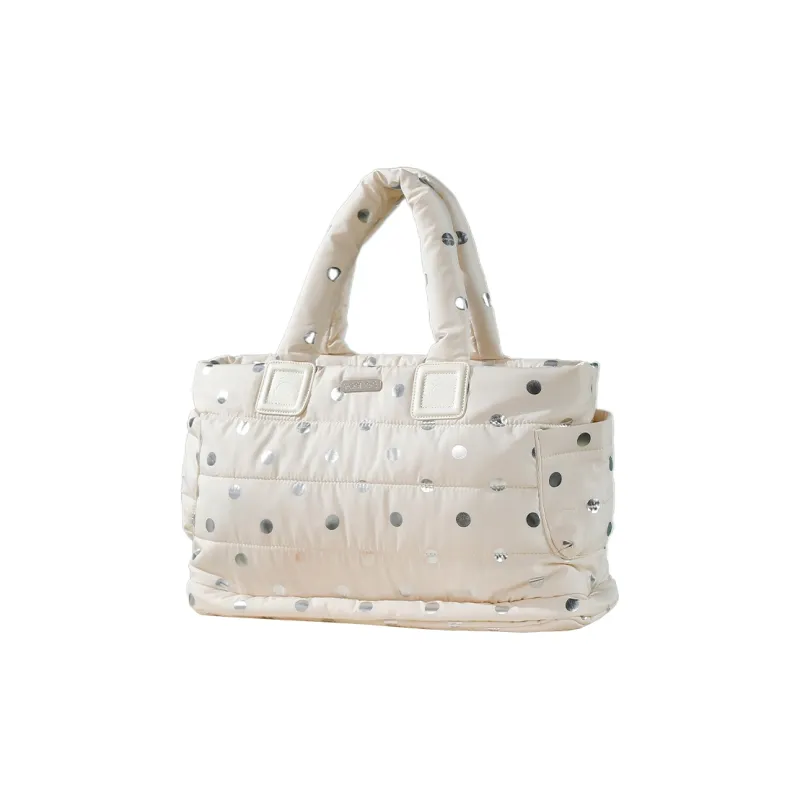 YeeHoO Polyester Maternity Bag Mommy Bag One Shoulder Handbag Regular Women's Black/White-3