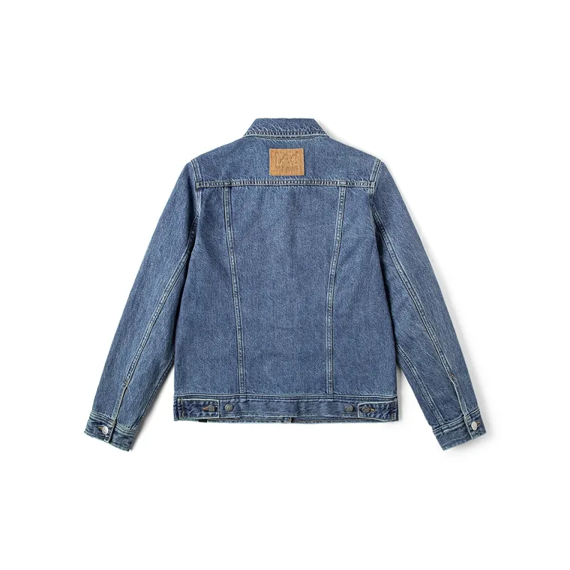 Lee Denim Jacket Women's Vintage Medium Blue-1