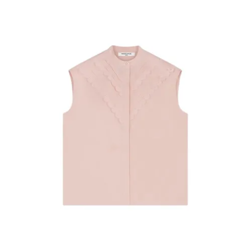 Maison Kitsune Tank Tops Women's Cherry Blossom Pink