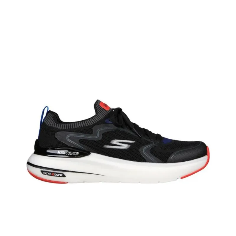 Skechers Go Run Hyper Burst Slip-Resistant Low-Top Running Shoes Men's Black-1