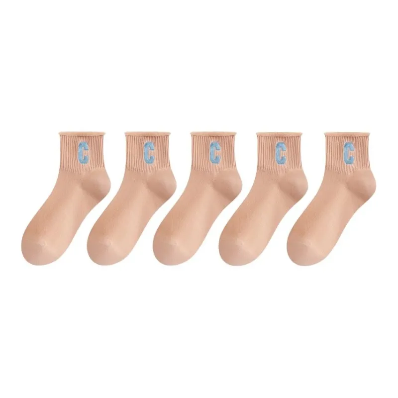 ROBINHOOD Mid Calf Socks Women's 5 Pack-28