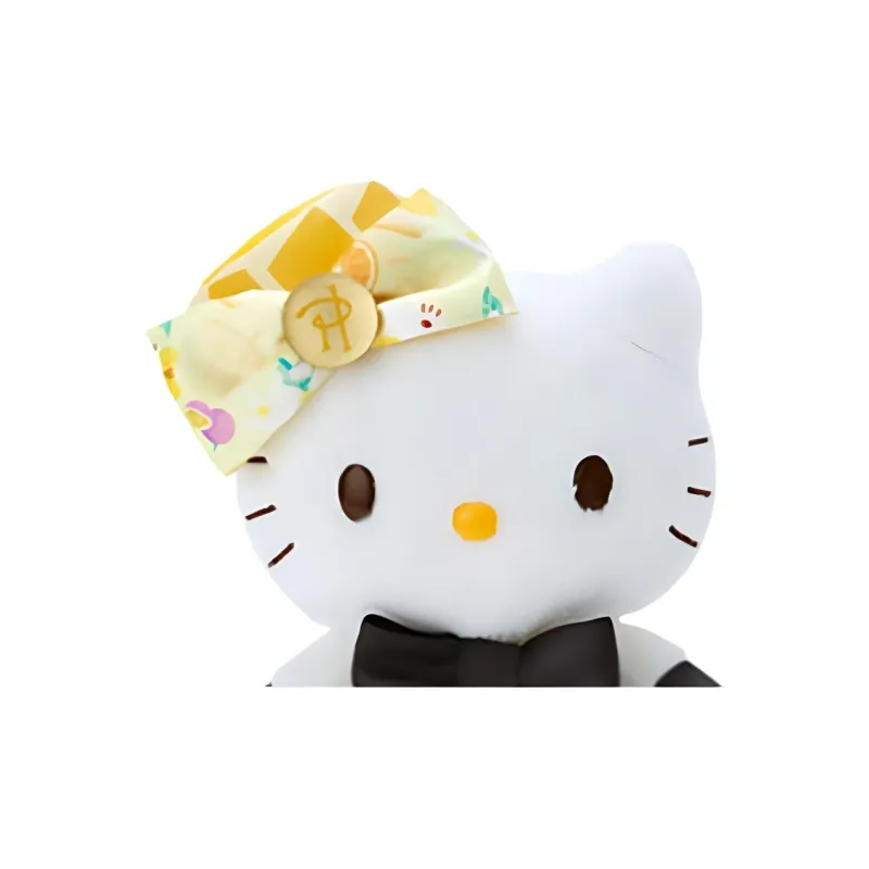 Hello Kitty 21st Anniversary Limited Edition Birthday Hello Kitty Yellow Dolls Plush Doll 14cm Height-1