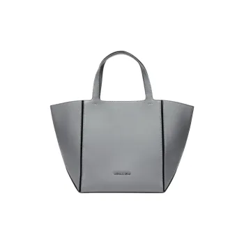 MICHAEL KORS Cow Leather Tote Bag, Shopping Bag, Handbag Medium Size Women's Stone Gray