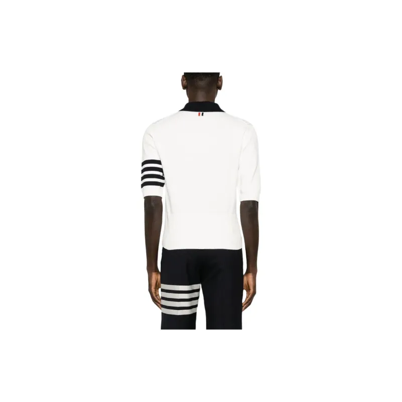 THOM BROWNE· Polo Shirt Men's White-4