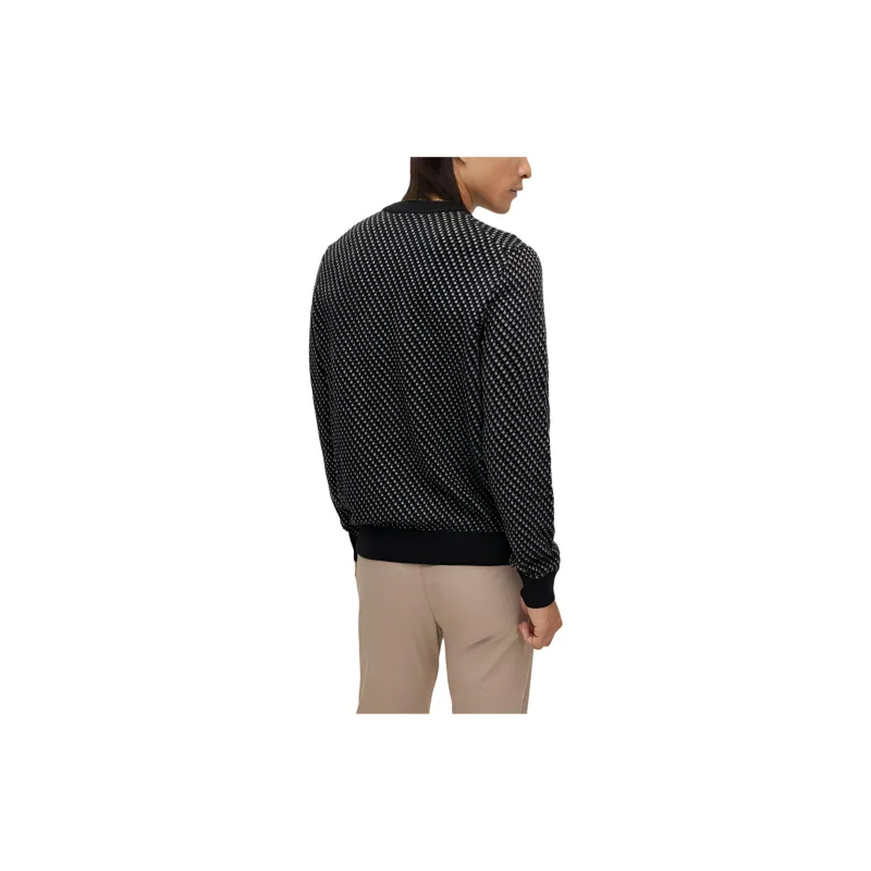 HUGO BOSS FW24 Sweater Men's Black-2