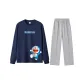 Clothing Set (Navy Blue Top+Gray Pants)