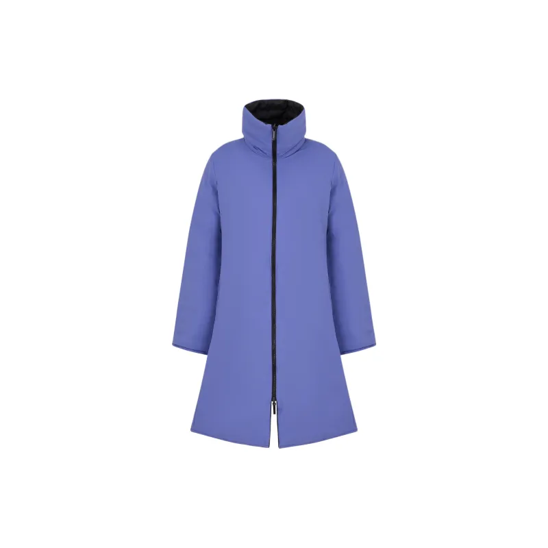 EMPORIO ARMANI Water repellent Reversible Three quarter Length Jacket In Wavy Quilted Nylon-1