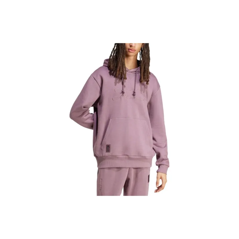 Adidas Real Madrid FW24 Sweatshirt Men's Dark Grey Purple Pink-3